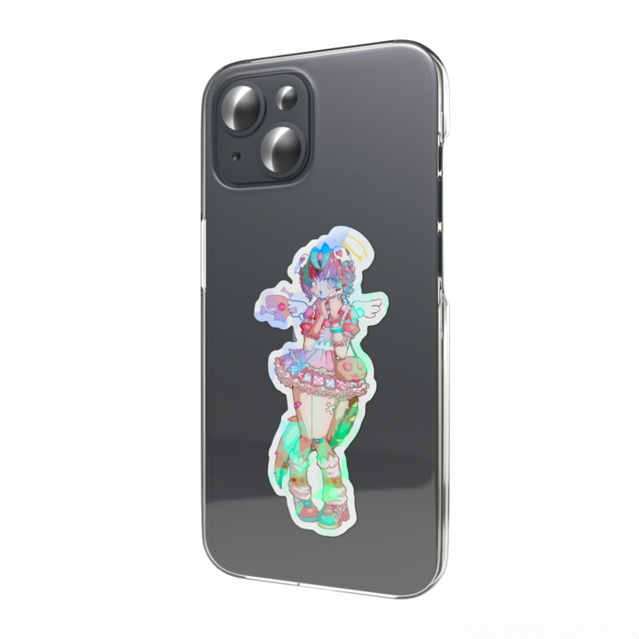 ホログラムスマホステッカー - 縦