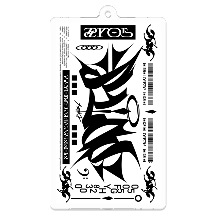 アクリルキーホルダー - 70 x 70 (mm)