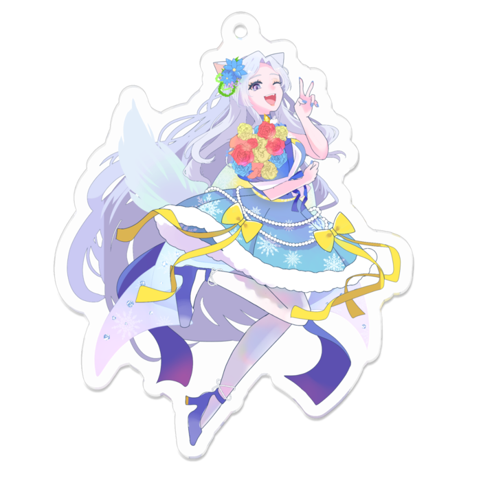 アクリルキーホルダー - 70 x 70 (mm)