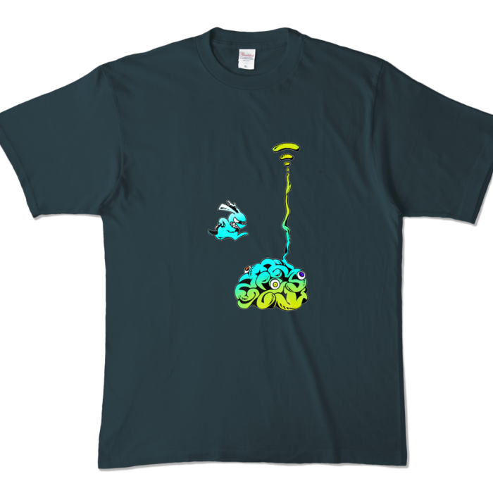 カラーTシャツ - XL - デニム (濃色)(6)