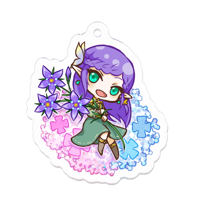 アクリルキーホルダー - 50 x 50 (mm)
