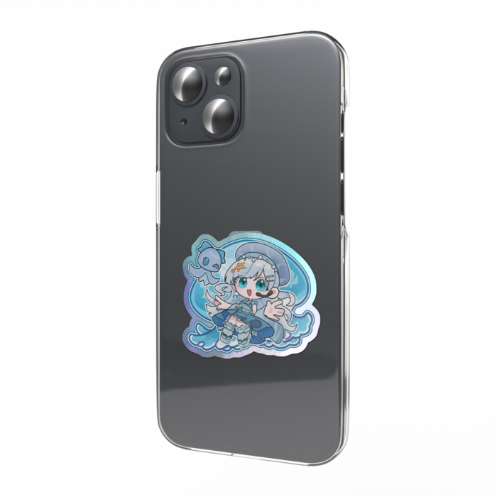 オーロラスマホステッカー - W55 × H91mm 以内