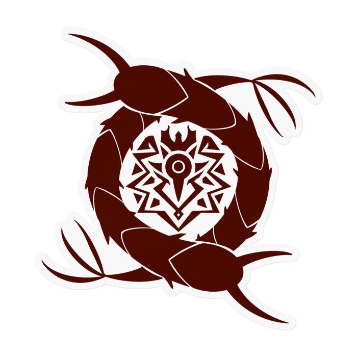 ステッカー - 100 x 100 (mm)