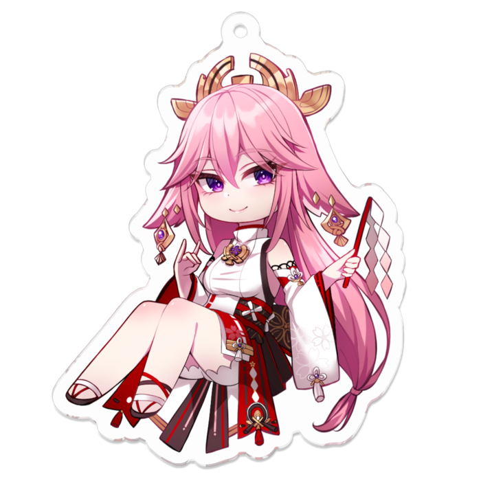アクリルキーホルダー - 70 x 70 (mm)