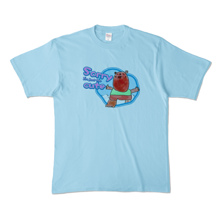 カラーTシャツ - XL - ライトブルー (淡色)