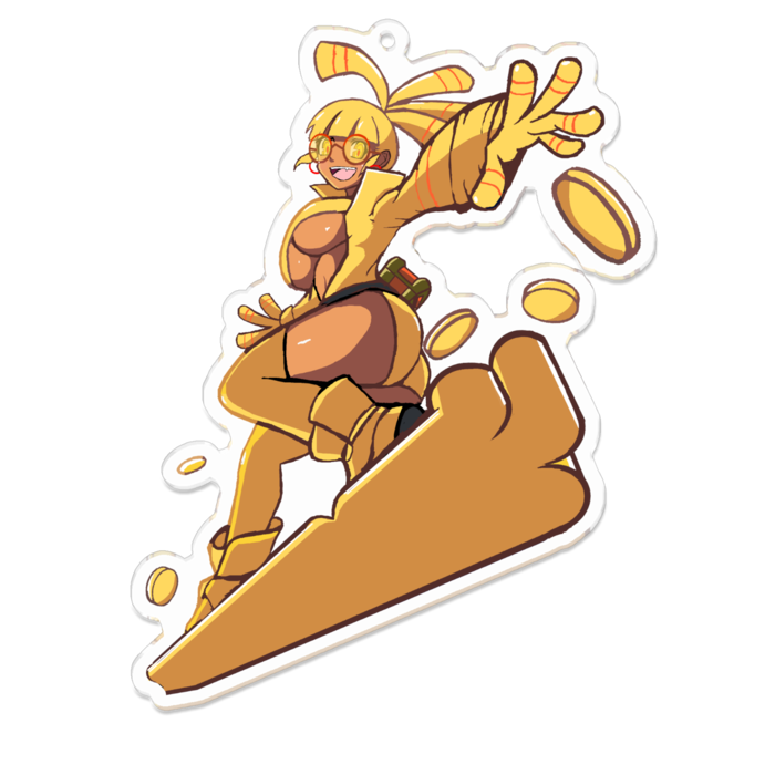 アクリルキーホルダー - 100 x 100 (mm)