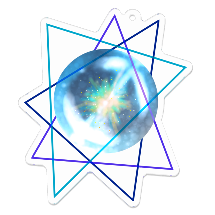 アクリルキーホルダー - 70 x 70 (mm)