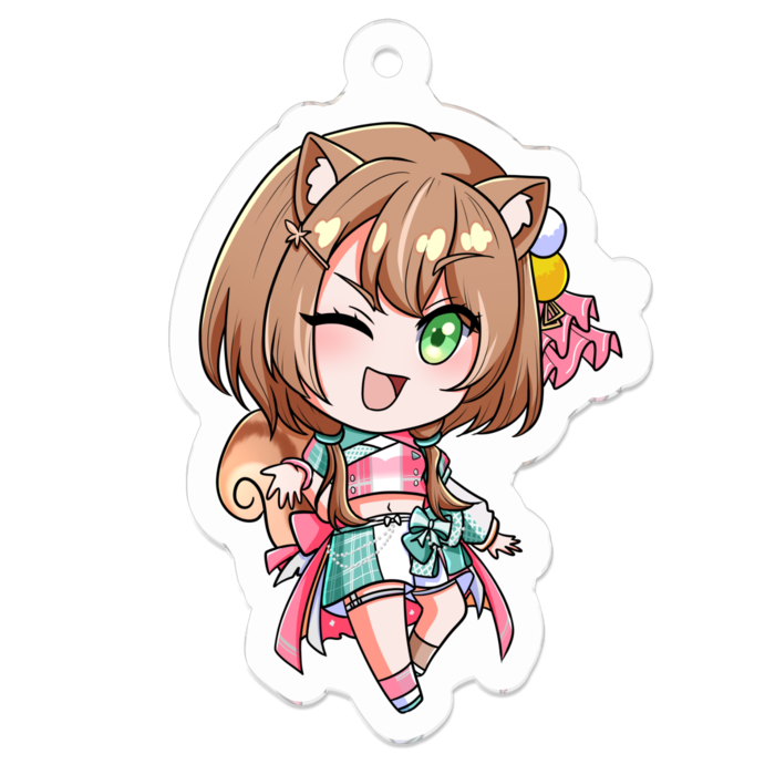 アクリルキーホルダー - 50 x 50 (mm)