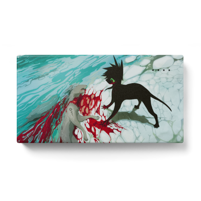 Hollyleaf version - 123 x 65 (mm)