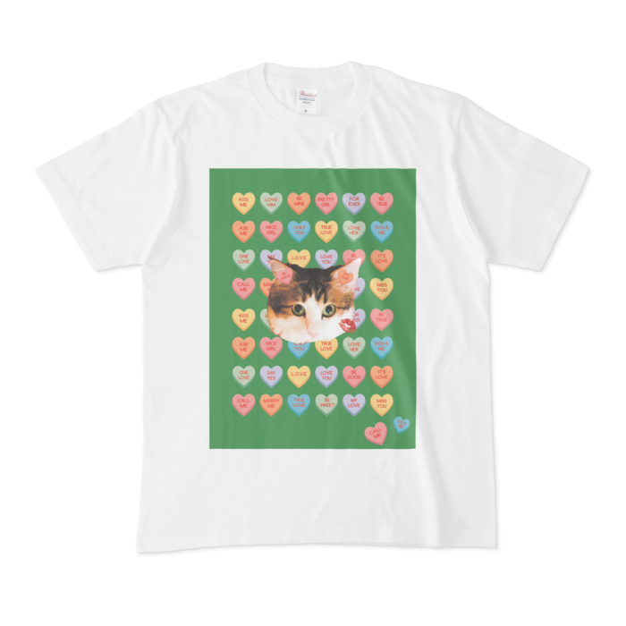 Tシャツ - M - 正面　(グリーン)