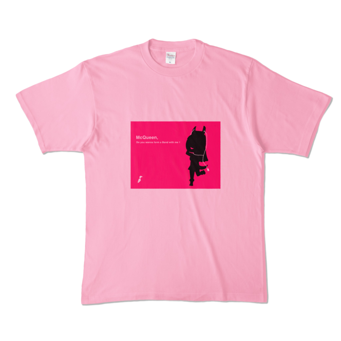 カラーTシャツ - XL - ピーチ (淡色)