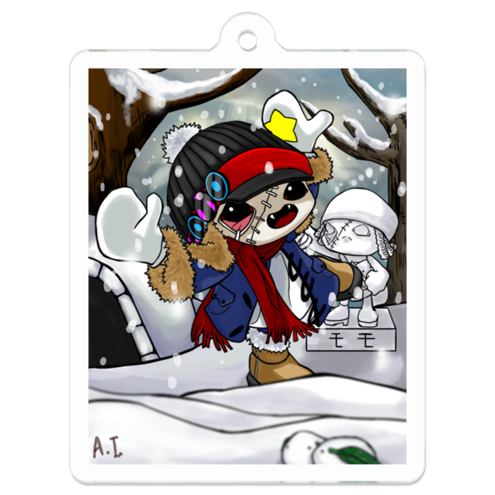 アクリルキーホルダー - 50 x 50 (mm)