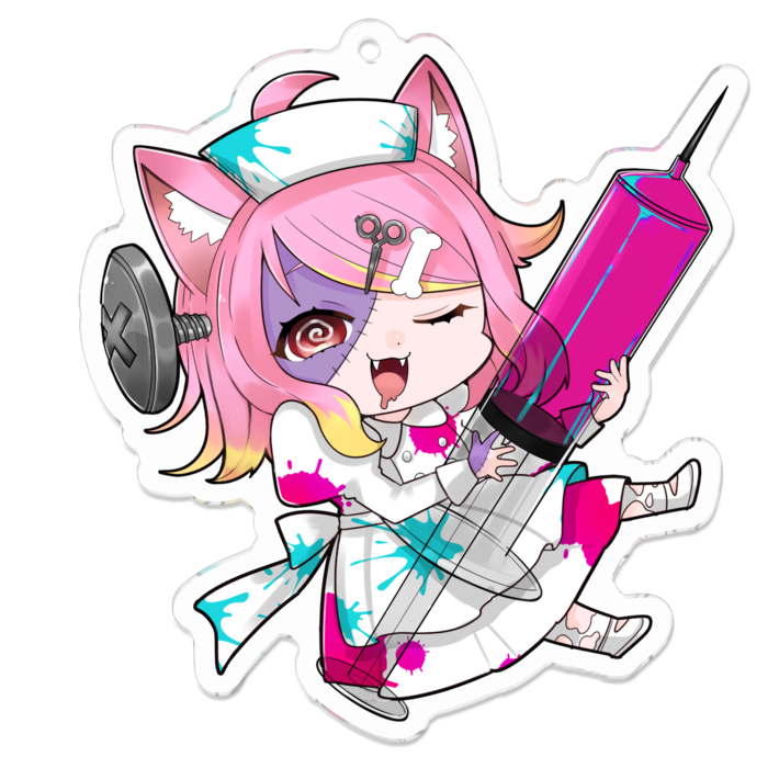 アクリルキーホルダー - 70 x 70 (mm)