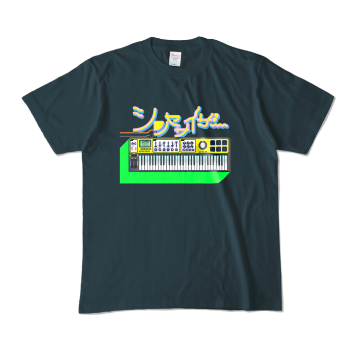 カラーTシャツ - M - デニム (濃色)