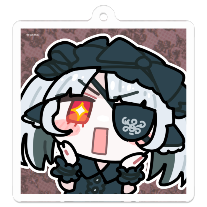 アクリルキーホルダー - 50 x 50 (mm)