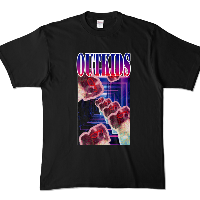 カラーTシャツ - XL - ブラック (濃色)