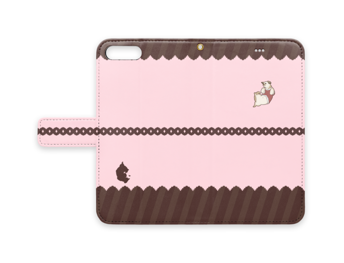 手帳型iPhoneケース - iPhone 8 Plus / 7 Plus - ストラップ穴 あり