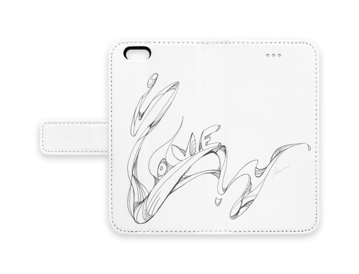 手帳型iPhoneケース - iPhone6 - ストラップ穴 なし