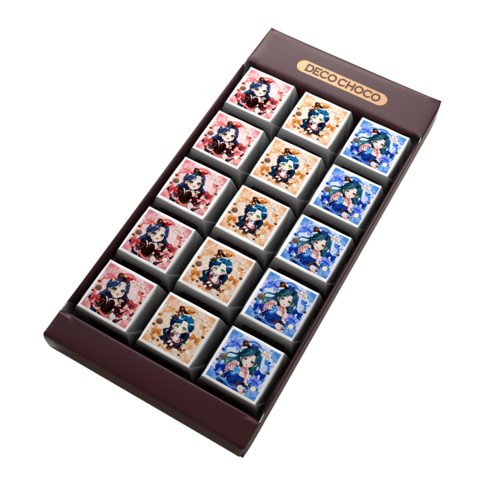 DECOチョコ - 列ごとにデザイン