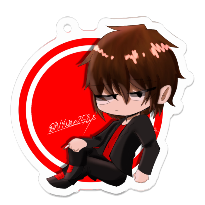 アクリルキーホルダー（コーティング） - 50 x 50 (mm)