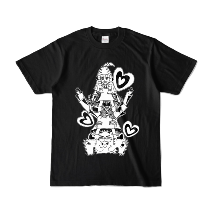 カラーTシャツ - S - ブラック (濃色)