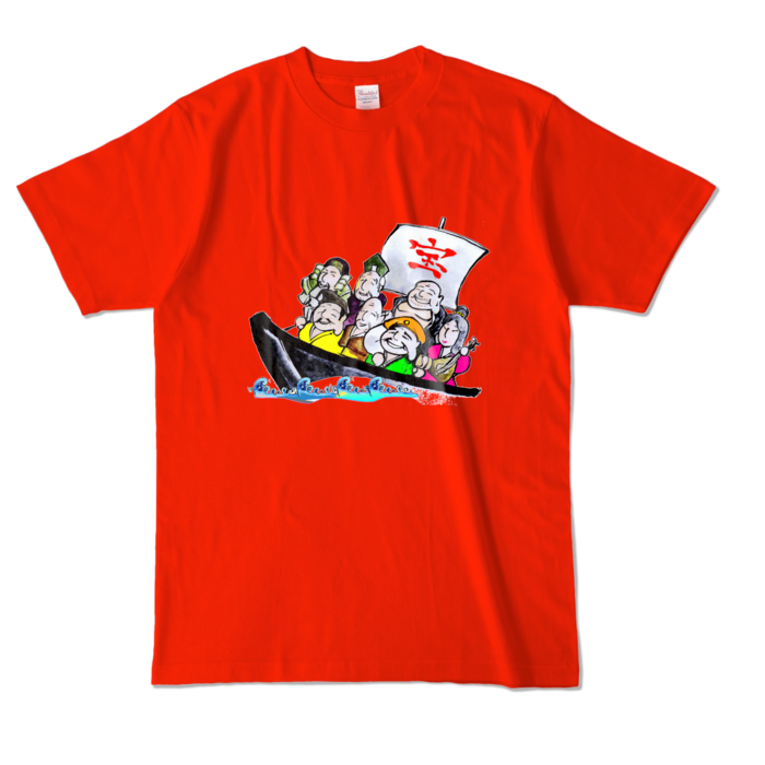 カラーTシャツ - L - レッド (濃色)