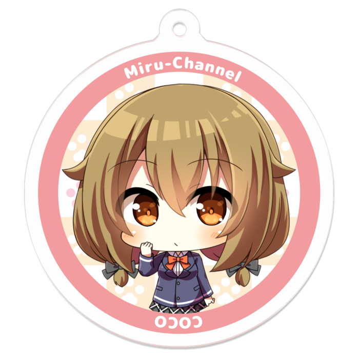 アクリルキーホルダー - 50 x 50 (mm)