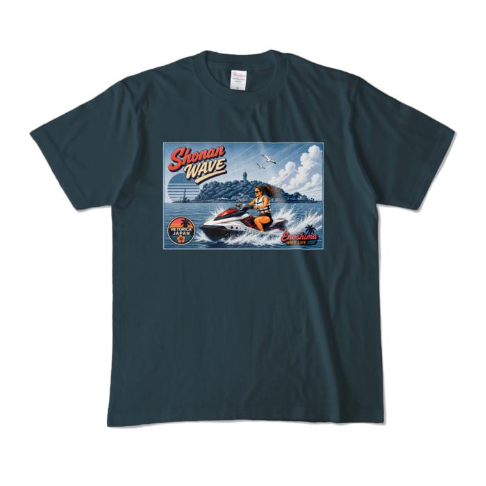 カラーTシャツ - M - デニム (濃色)