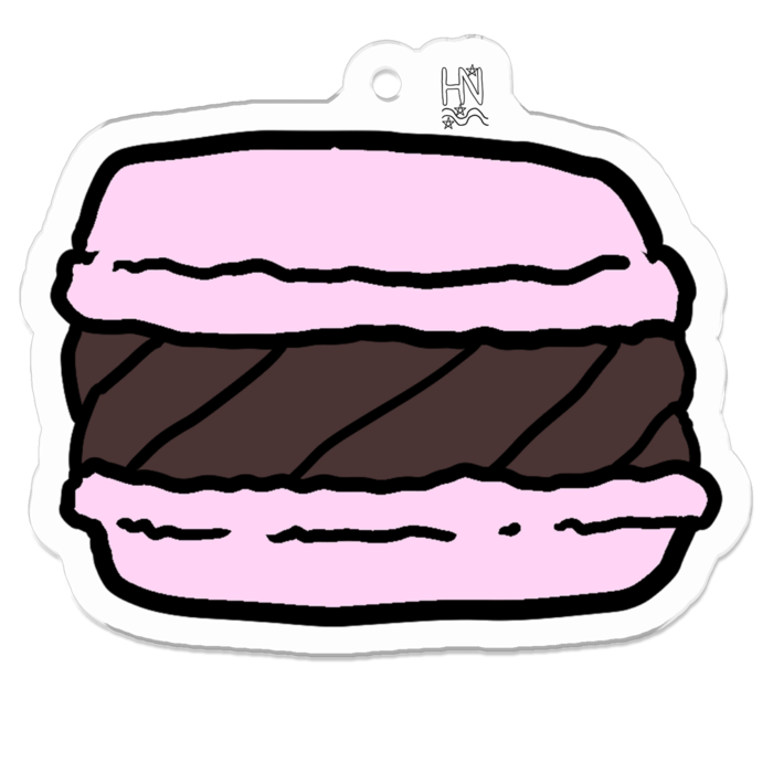 アクリルキーホルダー（コーティング） - 50 x 50 (mm)