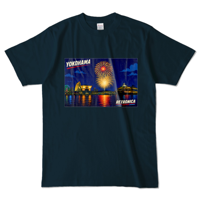 カラーTシャツ - L - ネイビー (濃色)