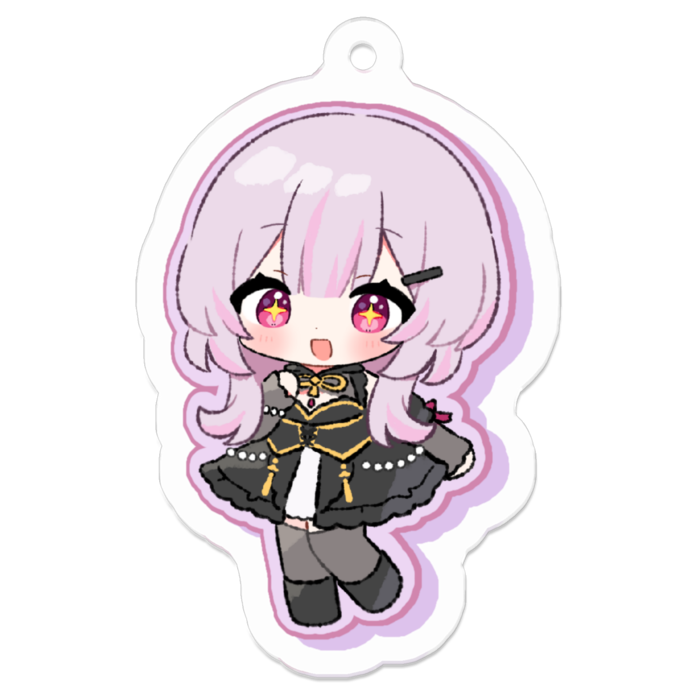 きらきらおめめver.アクリルキーホルダー - 50 x 50 (mm)(1)