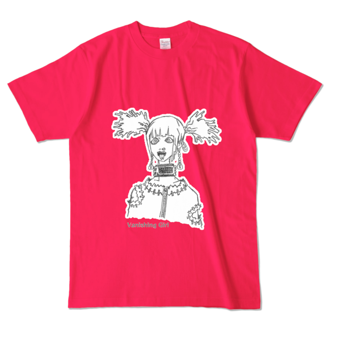 カラーTシャツ - L - ホットピンク (濃色)