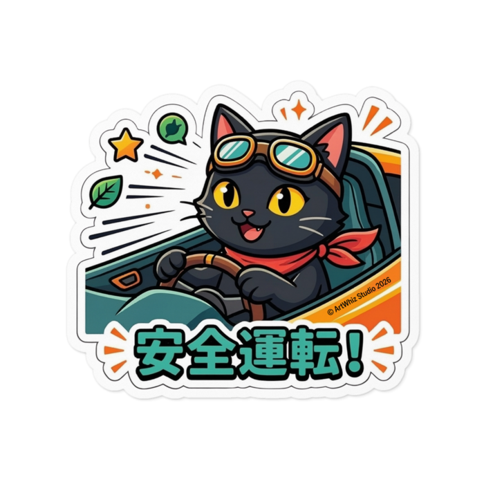 ステッカー - 100 x 100 (mm)