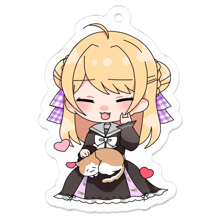 アクリルキーホルダー - 50 x 50 (mm)