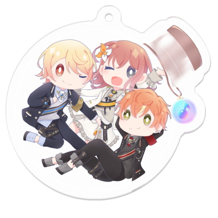 アクリルキーホルダー - 50 x 50 (mm)