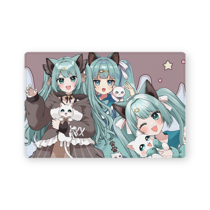 レザー製名刺入れ - 102 x 72 (mm)