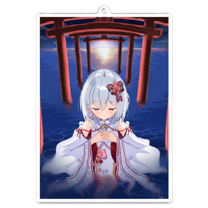 アクリルキーホルダー - 100 x 100 (mm)