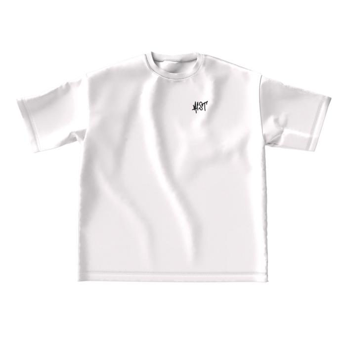 白★ビッグシルエットTシャツ - L - 正面
