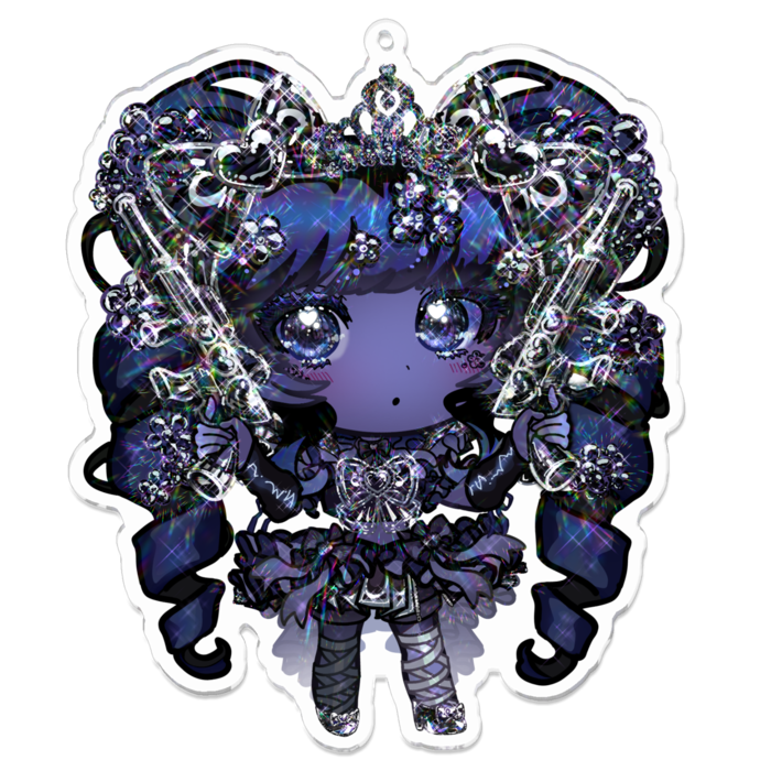 アクリルキーホルダー - 100 x 100 (mm)