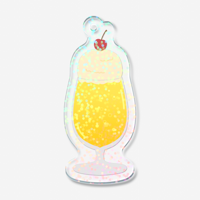 ホログラムアクリルキーホルダー - 50 × 50mm
