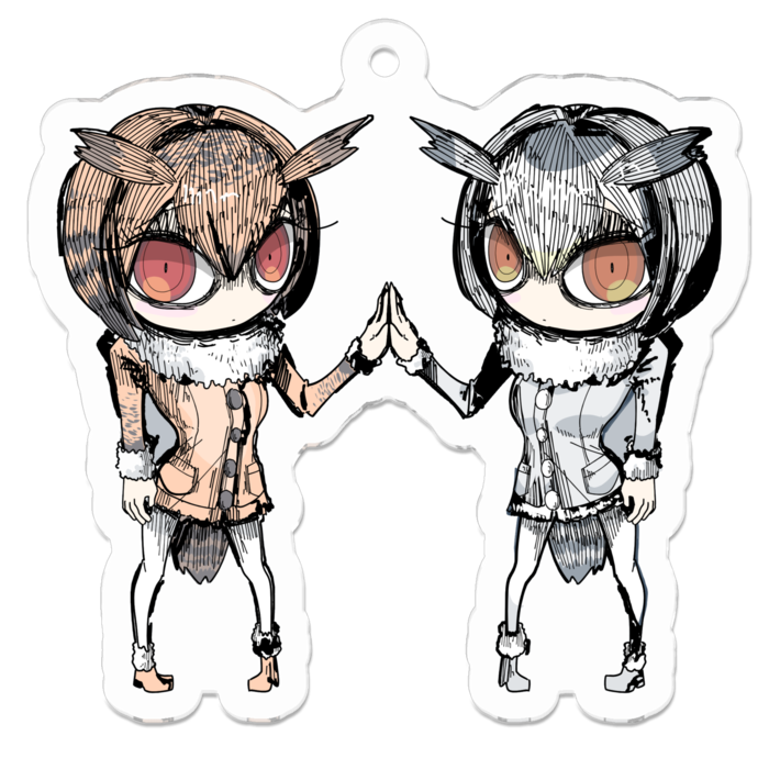 アクリルキーホルダー - 50 x 50 (mm)