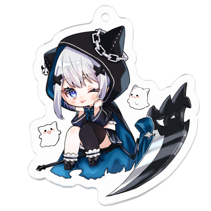 アクリルキーホルダー（コーティング） - 50 x 50 (mm)