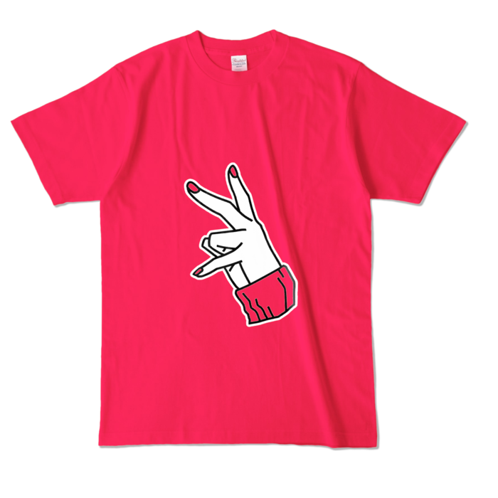 カラーTシャツ - L - ホットピンク (濃色)