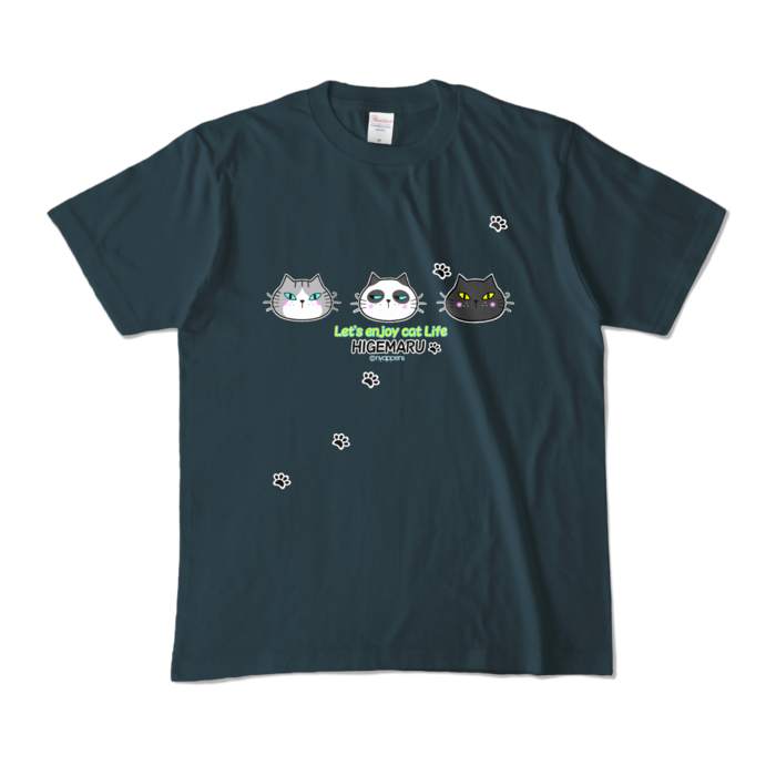 カラーTシャツ - M - デニム (濃色)
