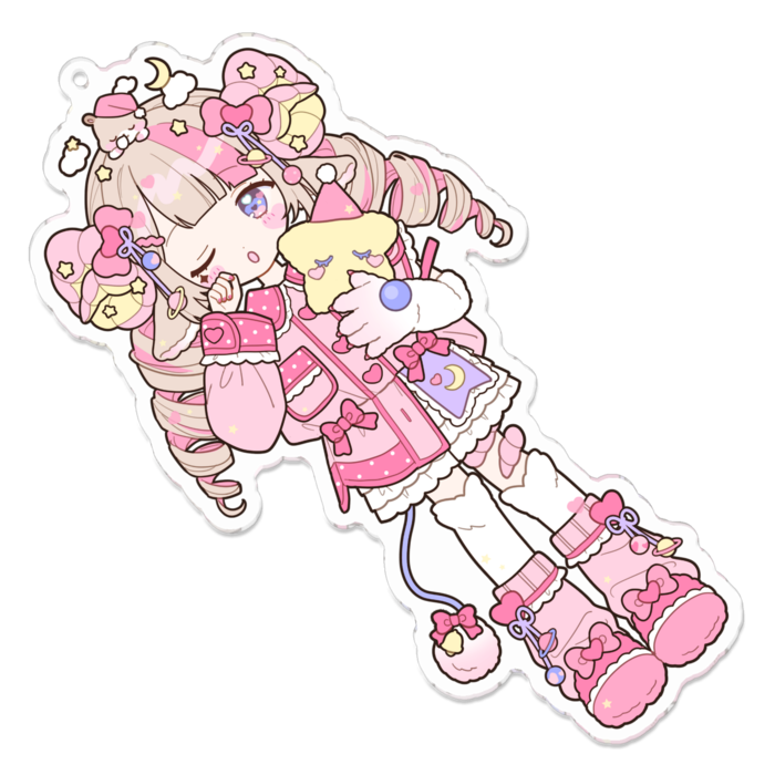 アクリルキーホルダー - 100 x 100 (mm)