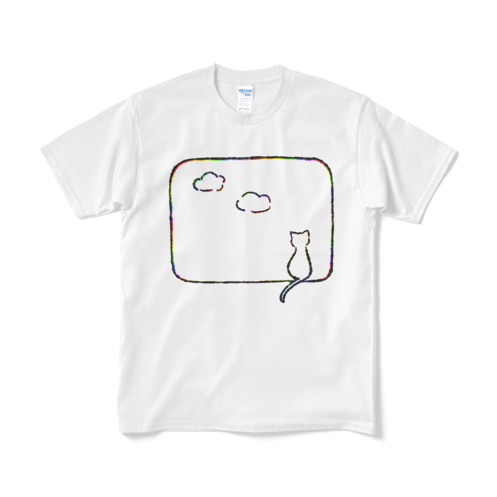 Tシャツ（シャドウ） - M - ホワイト