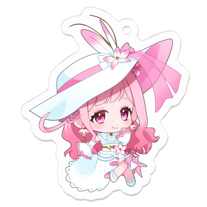 アクリルキーホルダー - 50 x 50 (mm)