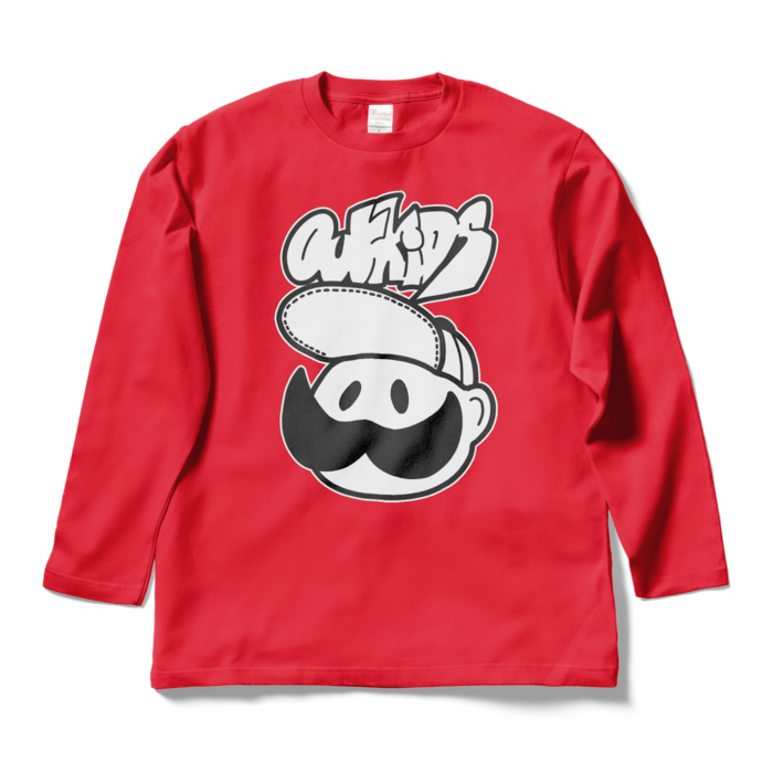 ロングスリーブTシャツ - L - レッド