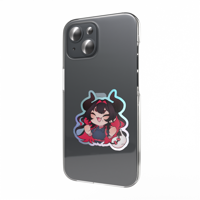 オーロラスマホステッカー - 縦