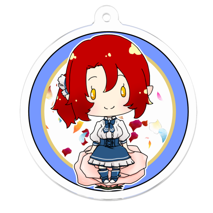 アクリルキーホルダー - 50 x 50 (mm)